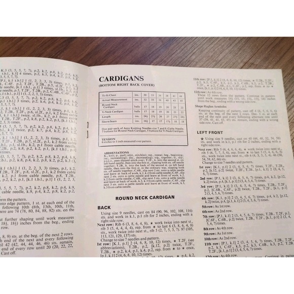 1970s Emu Aran Book of Traditional Designs B.25 Sweater Knit Pattern Fisherman - Picture 5 of 5